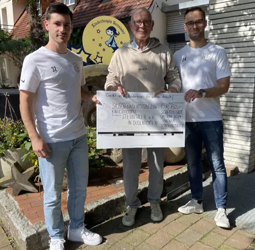Spendenaktion unserer 1. Mannschaft